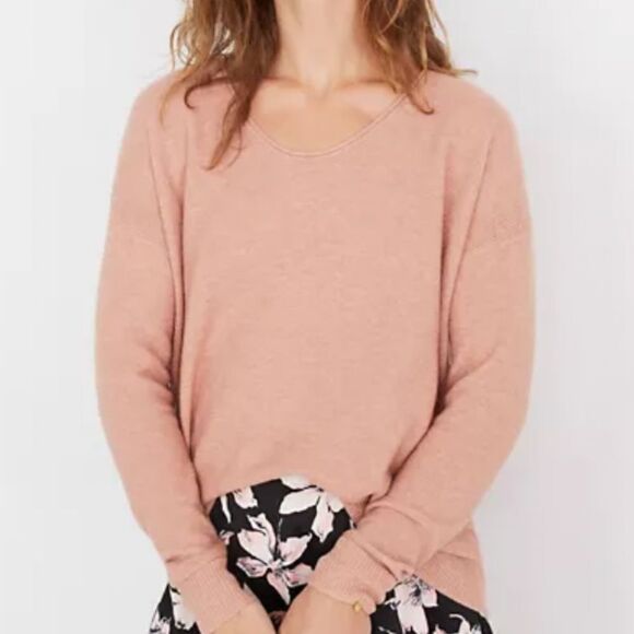 Madewell Dusty Pink Kimball Pullover Sweater Small (Spring) - Picture 1 of 3